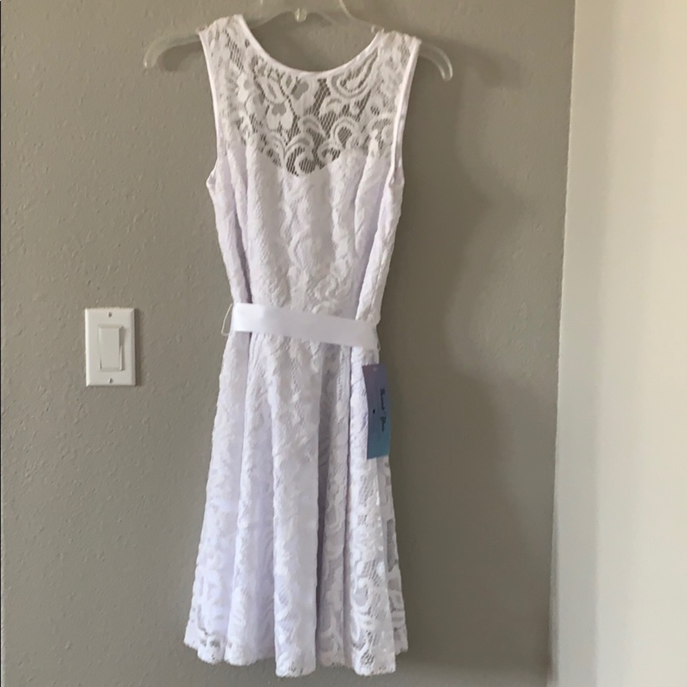 Sally white lace dress, size S